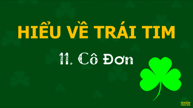 cô đơn hiểu về trái tim